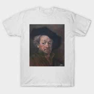 Lil' Rembrandt Alternate Universe Wet Dream Face Tattoo Original Painting by Tyler Tilley T-Shirt